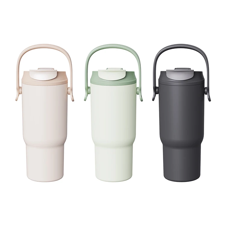 600ml Insulated Stainless Steel Tumbler with Straw